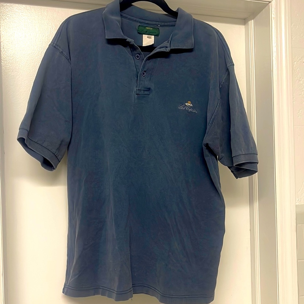 Les Copains Polo Shirt in dusty- blue